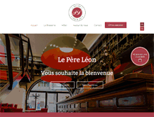 Tablet Screenshot of pere-leon.com